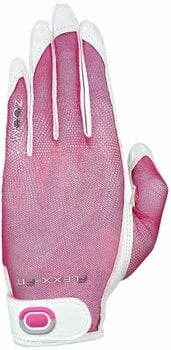 Gloves Zoom Gloves Sun Style Womens Golf Glove Fuchsia Dots LH - 1