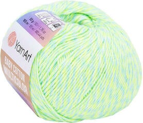 Strickgarn Yarn Art Baby Cotton Multicolor 5206 Neon Green Strickgarn