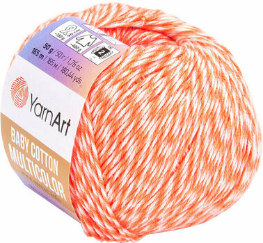 Плетива прежда Yarn Art Baby Cotton Multicolor 5216 Neon Orange - 1