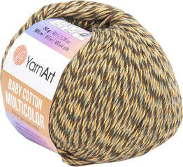 Strickgarn Yarn Art Baby Cotton Multicolor 5219 Green Brown Strickgarn