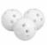 Golf žogice Longridge White Airflow Balls 12 Pack White
