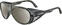 Outdoor Sonnenbrille Cébé Kult Translucent Dark Shark Tortoise/Zone Polarized Brown Silver Outdoor Sonnenbrille