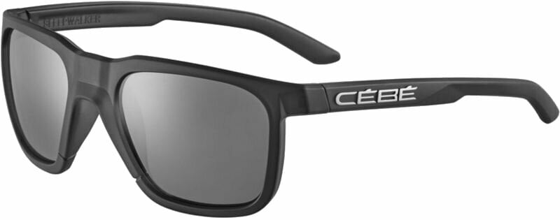 Lifestyle Glasses Cébé Sleepwalker Black Translucent Matte/Zone Polarized Grey Silver Lifestyle Glasses