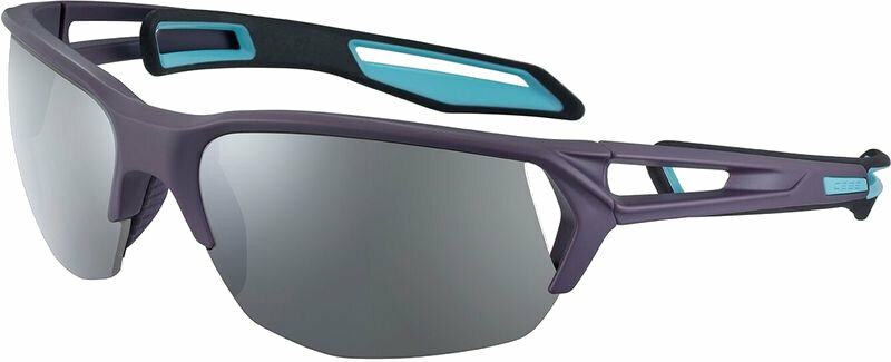 Слънчеви очила > Outdoor Cлънчеви очила Cébé S’Track M 2.0 Plum Turquoise Matte/Zone Grey Silver AF