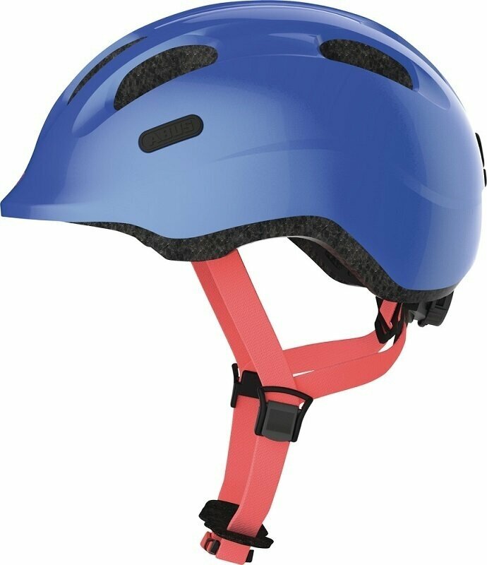 Dětská cyklistická helma Abus Smiley 2.1 Sparkling Blue S Dětská cyklistická helma