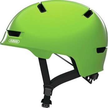 Kid Bike Helmet Abus Scraper Kid 3.0 Shiny Green S Kid Bike Helmet - 1