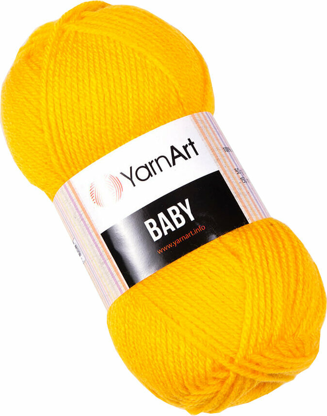 Pletacia priadza Yarn Art Baby 32 Dark Yellow