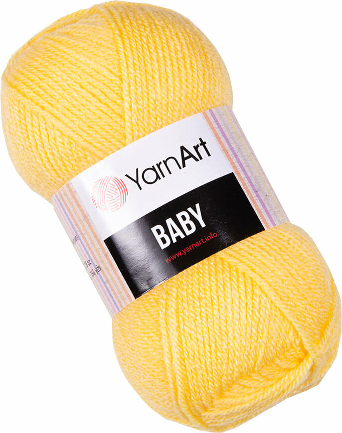 Fil à tricoter Yarn Art Baby 315 Yellow
