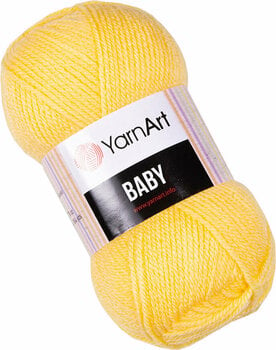 Pletacia priadza Yarn Art Baby 315 Yellow Pletacia priadza - 1