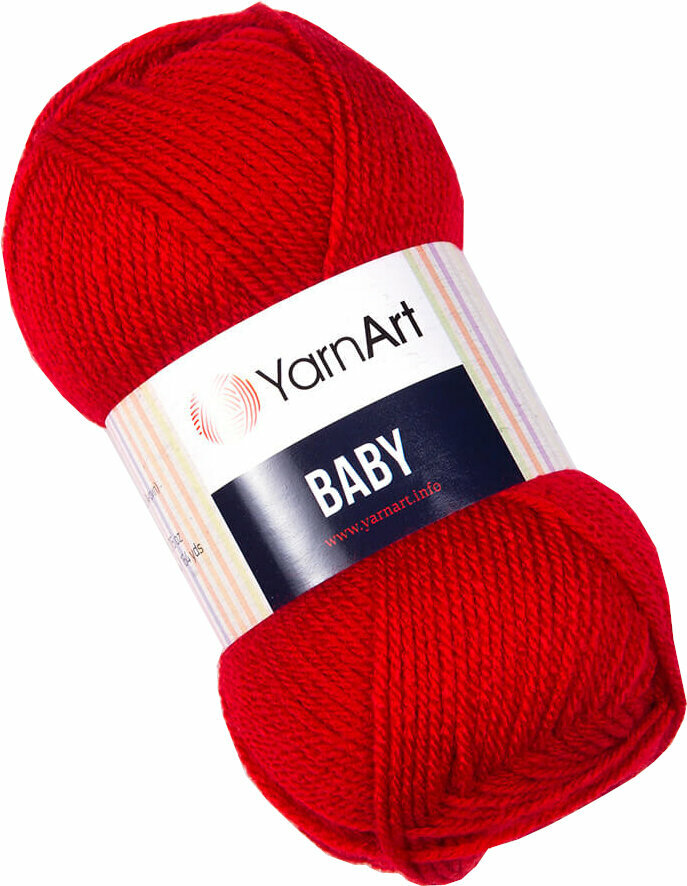 Плетива прежда Yarn Art Baby 576 Red Плетива прежда