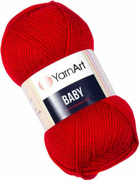 Pletacia priadza Yarn Art Baby 576 Red Pletacia priadza - 1