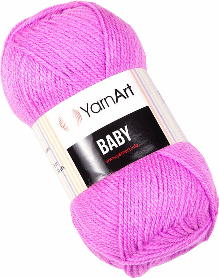 Плетива прежда Yarn Art Baby 635 Light Lilac