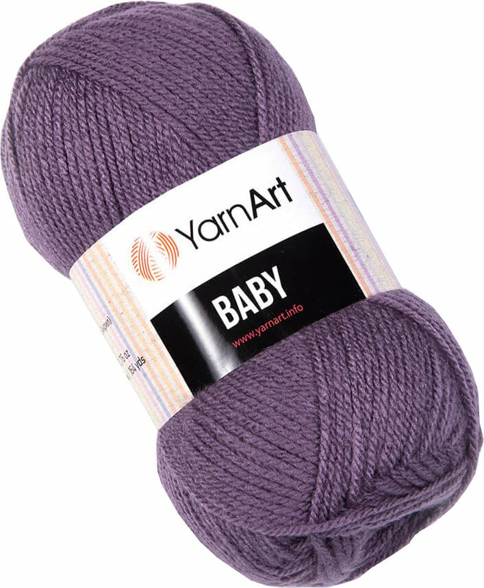 Pređa za pletenje Yarn Art Baby 852 Lavender