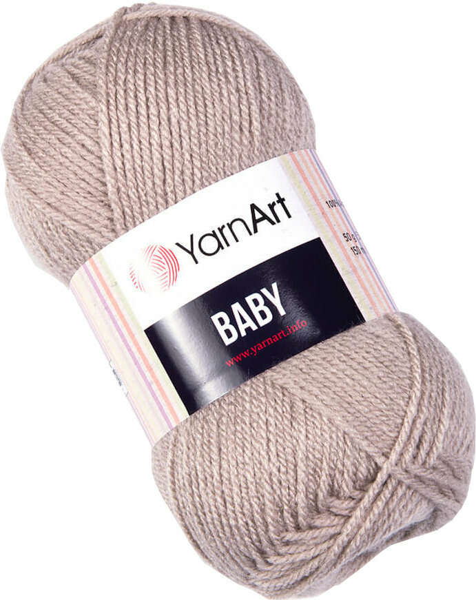 Strickgarn Yarn Art Baby 857 Sand Beige Strickgarn