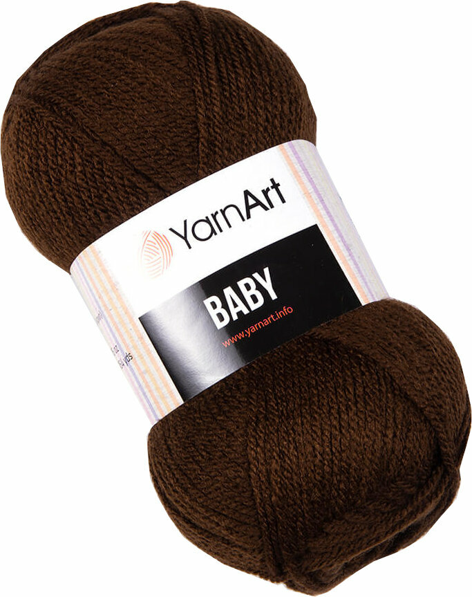 Pletací příze Yarn Art Baby 1182 Reddish Brown