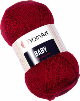 Przędza dziewiarska Yarn Art Baby 3024 Dark Red Przędza dziewiarska - 1