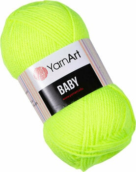 Przędza dziewiarska Yarn Art Baby 8232 Neon Green - 1