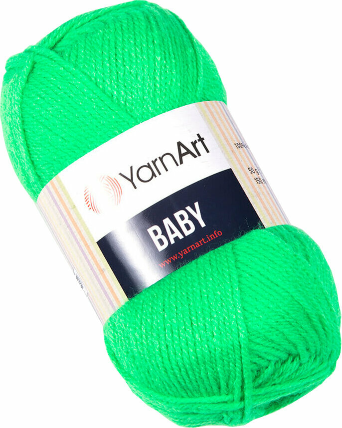 Pletacia priadza Yarn Art Baby 8233 Grass Green