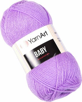 Knitting Yarn Yarn Art Baby 9560 Lilac Knitting Yarn - 1