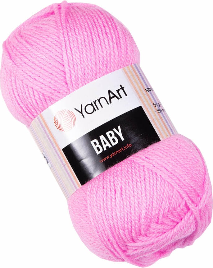 Pređa za pletenje Yarn Art Baby 10119 Dark Pink
