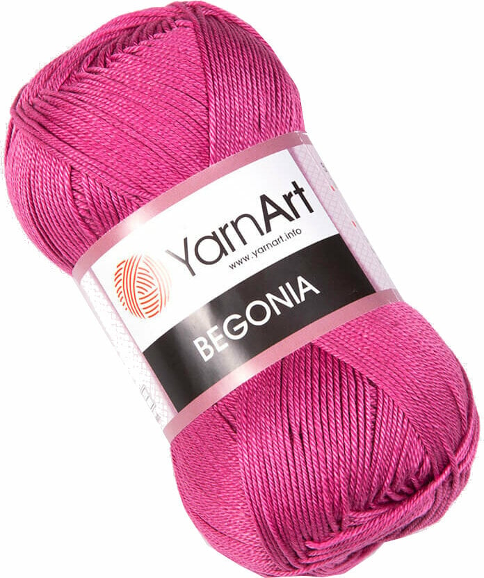 Pletilna preja Yarn Art Begonia 0075 Dark Pink