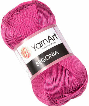 Fios para tricotar Yarn Art Begonia 0075 Dark Pink - 1