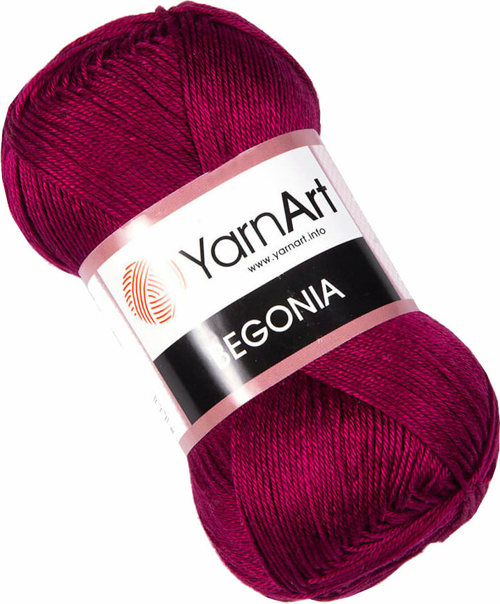 Fil à tricoter Yarn Art Begonia Fil à tricoter 0112 Cherry Red