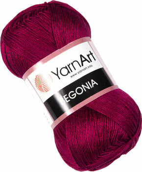 Fil à tricoter Yarn Art Begonia Fil à tricoter 0112 Cherry Red - 1