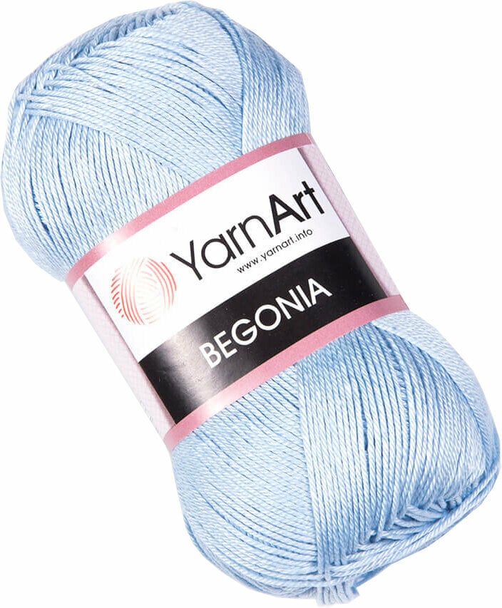 Hilo de tejer Yarn Art Begonia 4917 Baby Blue Hilo de tejer