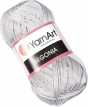 Fil à tricoter Yarn Art Begonia 4920 Light Grey - 1