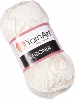 Strickgarn Yarn Art Begonia 6194 Cream - 1