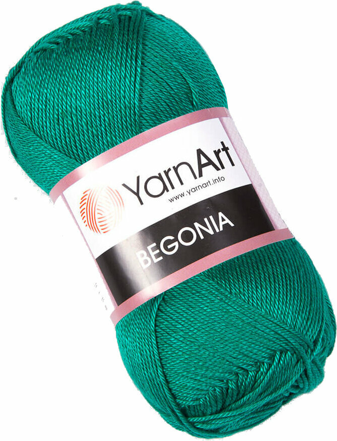 Плетива прежда Yarn Art Begonia Плетива прежда 6334 Dark Green