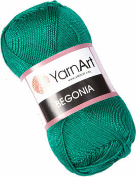 Плетива прежда Yarn Art Begonia Плетива прежда 6334 Dark Green - 1