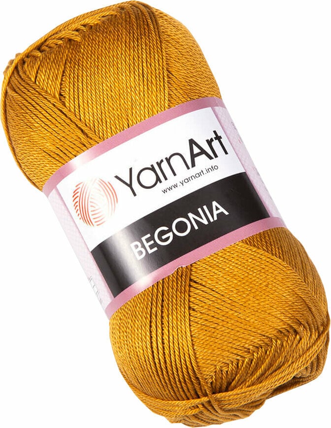 Pletilna preja Yarn Art Begonia 6340 Mustard