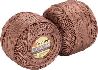 Háčkovací příze Yarn Art Canarias 0015 Milky Brown Háčkovací příze