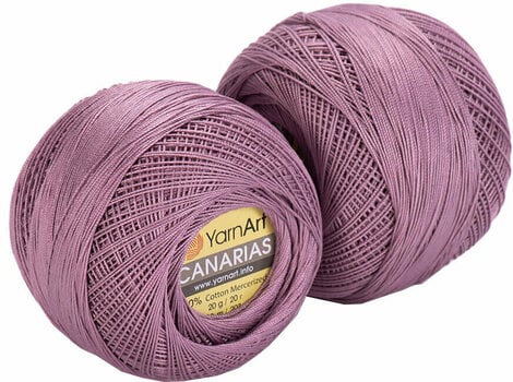 Плетене на една кука прежда Yarn Art Canarias 4931 Lilac - 1