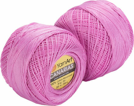 Плетене на една кука прежда Yarn Art Canarias 6319 Pink - 1