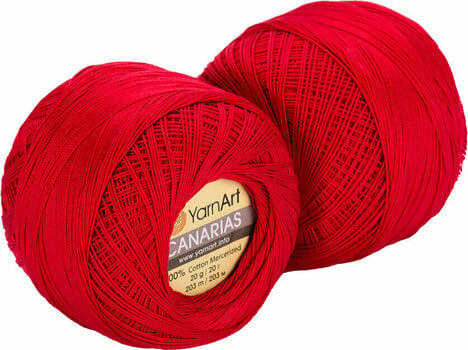 Плетене на една кука прежда Yarn Art Canarias 6328 Red - 1