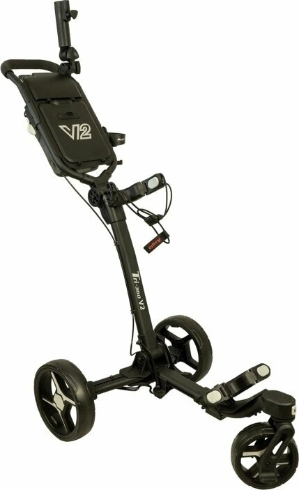 Axglo Tri-360 V2 3-Wheel SET Black/Grey Cărucior de golf manual