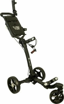 Ročni voziček za golf Axglo Tri-360 V2 3-Wheel SET Black/Grey Ročni voziček za golf - 1