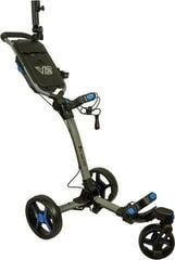 Manuální golfové vozíky Axglo Tri-360 V2 3-Wheel SET Grey/Blue Manuální golfové vozíky
