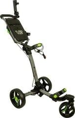 Manuální golfové vozíky Axglo Tri-360 V2 3-Wheel SET Grey/Green Manuální golfové vozíky