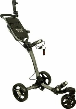 Manuálny golfový vozík Axglo Tri-360 V2 3-Wheel SET Grey/Grey Manuálny golfový vozík - 1