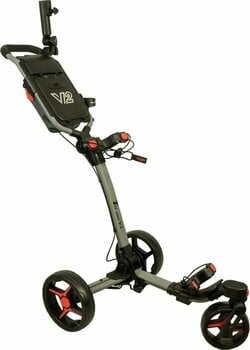 Ručna kolica za golf Axglo Tri-360 V2 3-Wheel SET Grey/Red Ručna kolica za golf - 1
