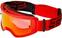 Motorbril FOX Main Stray Mirrored Fluo Red Motorbril