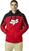 Φούτερ Μηχανής Leisure FOX Divide Zip Fleece Flame Red XL Φούτερ Μηχανής Leisure