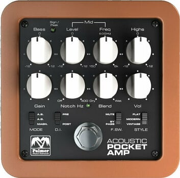 Pedal de efeitos para guitarra Palmer Pocket Amp Acoustic - 1