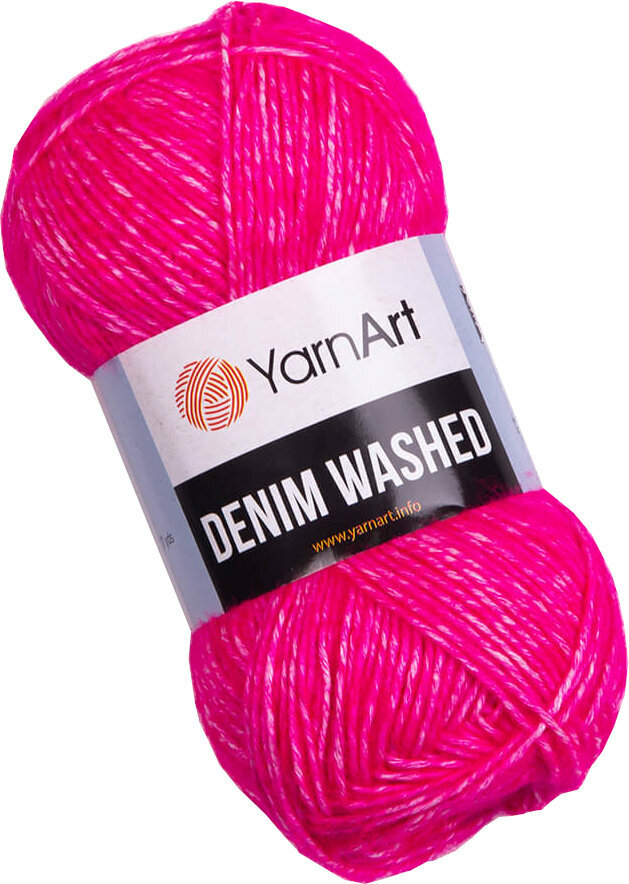Fire de tricotat Yarn Art Denim Washed 903 Fuchsia