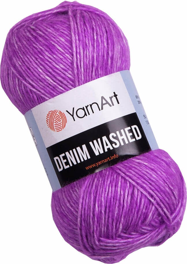 Kötőfonal Yarn Art Denim Washed 904 Lilac