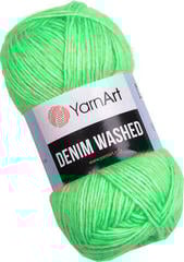 Przędza dziewiarska Yarn Art Denim Washed 912 Neon Green Przędza dziewiarska
